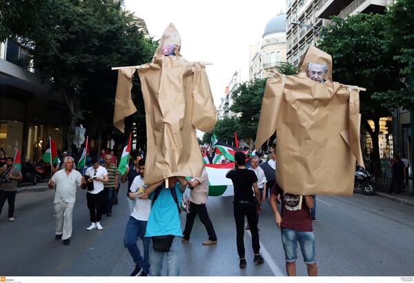 Συγκέντρωση στη Θεσσαλονίκη για τα αιματηρά γεγονότα στη Γάζα