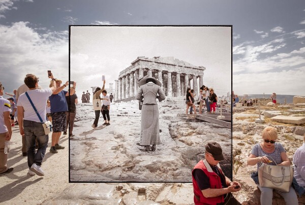 Η Αθήνα του χθες και του σήμερα μέσα από ακριβείς συνθέσεις διπλών φωτογραφιών