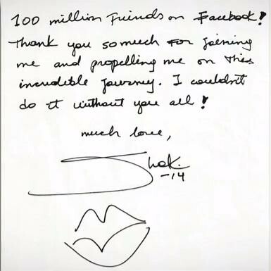 Η Shakira γίνεται ο πρώτος άνθρωπος που ξεπερνά τα 100.000.000 Likes