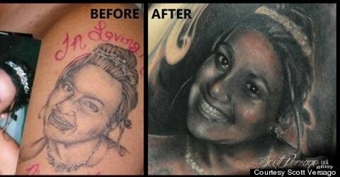 Η επιδιόρθωση του χειρότερου τατουάζ-πορτραίτου στον κόσμο