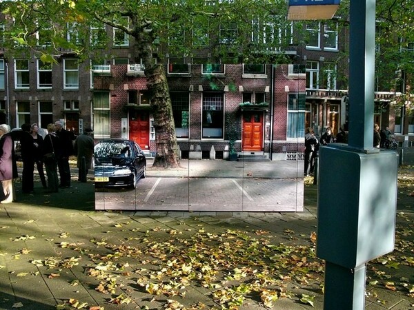 Αστικό καμουφλάζ στο Άμστερνταμ