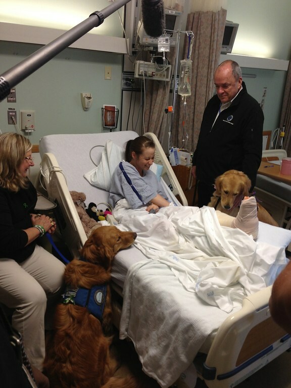 Σκύλοι-θεραπευτές καταφθάνουν στη Βοστόνη 