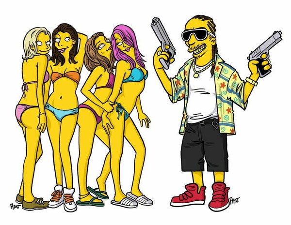 Πώς θα έμοιαζαν γνωστοί χαρακτήρες της ποπ κουλτούρας αν συμμετείχαν στους Simpsons;