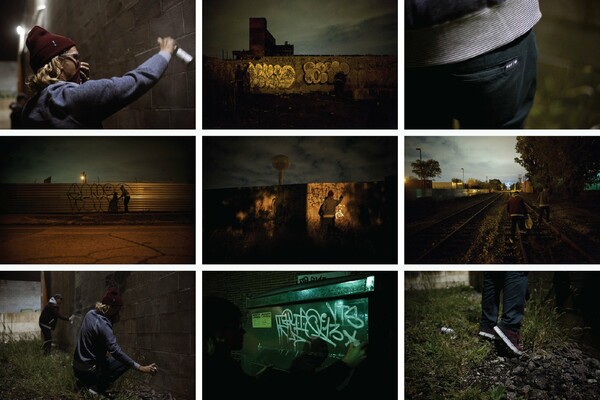 Στο νέο διαφημιστικό της HUF ακούς Death Grips και βλέπεις δύο graffiti writers επί το έργο