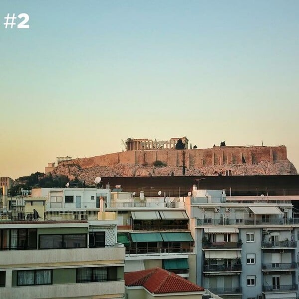 100 φωτογραφίες της Ακρόπολης, τραβηγμένες από 100 διαφορετικές ταράτσες της Αθήνας