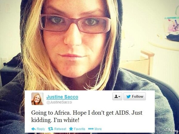 Ένα ρατσιστικό tweet μιας διευθύντριας PR και η απόλυση της στον αέρα 