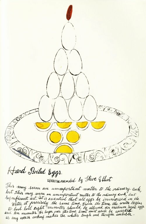 Άγριες Φράουλες: Ένα βιβλίο μαγειρικής με σκίτσα του Άντι Γουόρχολ