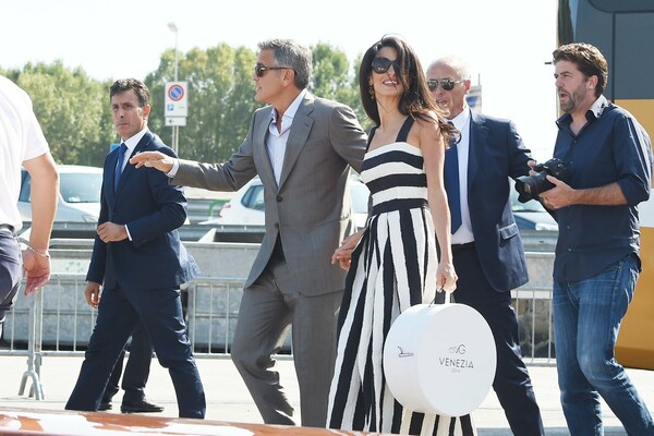 Οι πρώτες φωτογραφίες από το γάμο Clooney - Alammudin