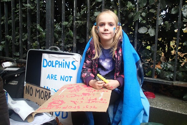 Κάποιοι νοιάζονται για τη σφαγή των δελφινιών
