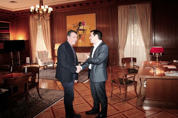 Η συνάντηση του Πρωθυπουργού με τον Σταύρο Θεοδωράκη