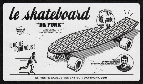 Tο συλλεκτικό skateboard των Daft Punk