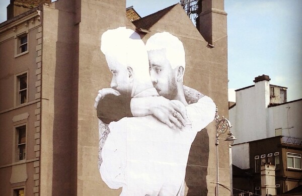 Ένα mural για την LGBT ισότητα στο κέντρο του Δουβλίνου