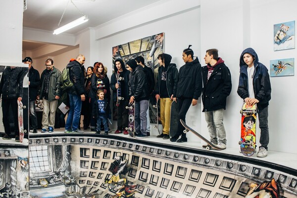  Όταν οι skaters κατέλαβαν μία γκαλερί στο κέντρο της Αθήνας
