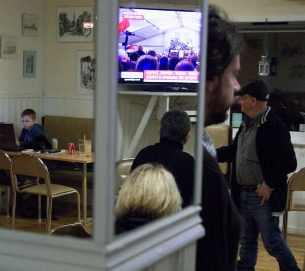 Οι Έλληνες της Σουηδίας, τη βραδιά των εκλογών 