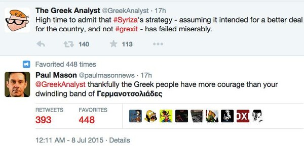 Δύο δημοσιογράφοι ξεσάλωσαν στιγματίζοντας όσους έχουν διαφορετική γνώμη. Δυστυχώς ο ένας είναι Έλληνας. 