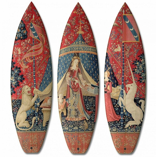  Surf και ευρωπαϊκή μεσαιωνική τέχνη – Μία συλλεκτική σειρά σανίδων