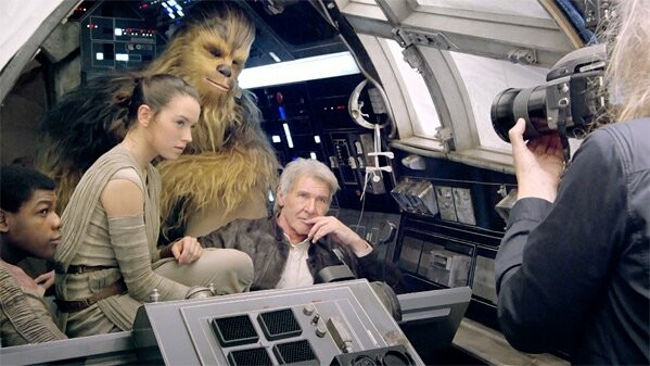 Η Άνι Λίμποβιτς στα γυρίσματα του νέου Star Wars