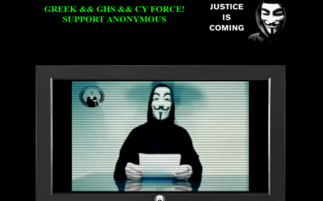 Οι anonymous "χτύπησαν" την ιστοσελίδα του υπ. Δικαιοσύνης (video)