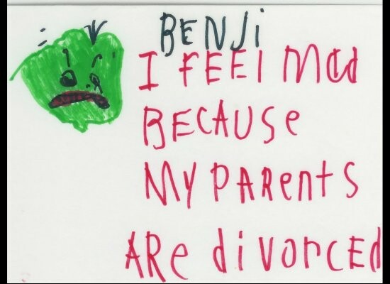 Πως θα έμοιαζε ένα διαζύγιο αν ήταν παιδική ζωγραφιά ;