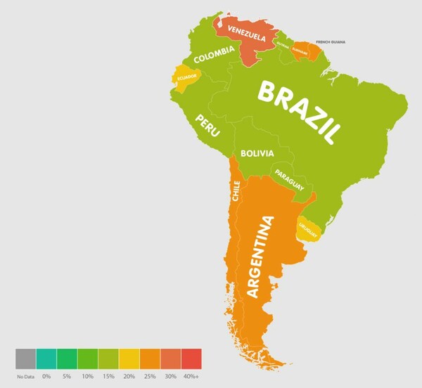 O παγκόσμιος χάρτης παχυσαρκίας