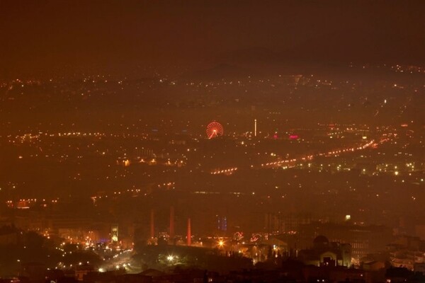 Η αιθαλομίχλη σκεπάζει ήδη την Αθήνα