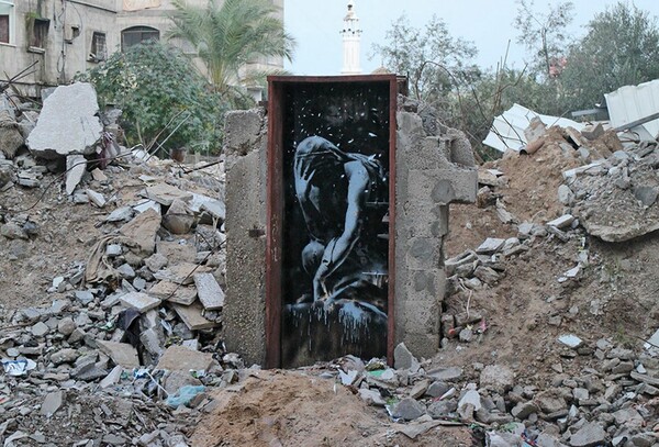Η Νιόβη στα χαλάσματα της Γάζας είναι το νέο έργο του Banksy