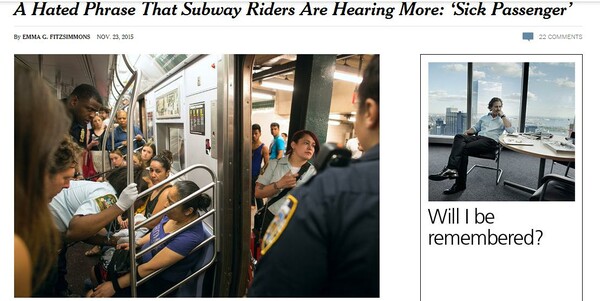 Οι επιβάτες του μετρό της Ν.Υ. μισούν περισσότερο αυτή τη φράση