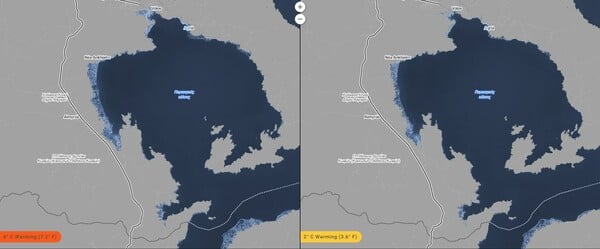Τι θα συμβεί στην Ελλάδα αν η θερμοκρασία αυξηθεί 2 ή 4 βαθμούς και η στάθμη της θάλασσας ανέβει