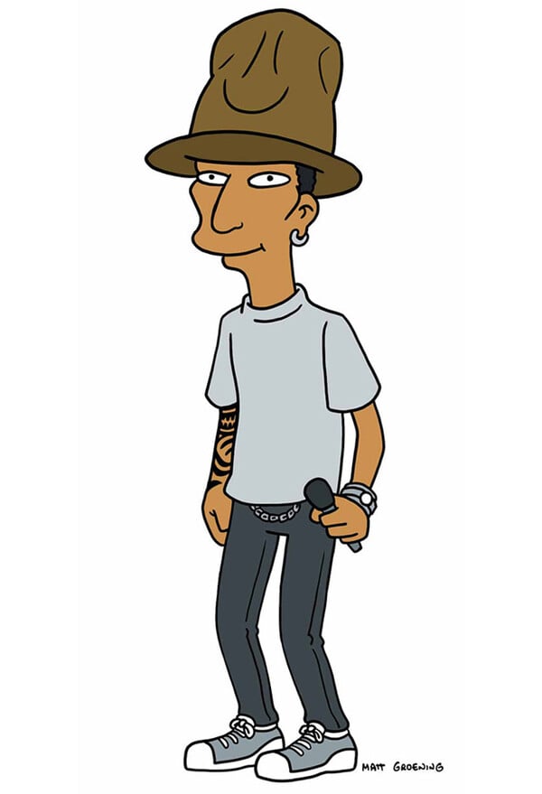 O Pharrell Williams στους Simpsons