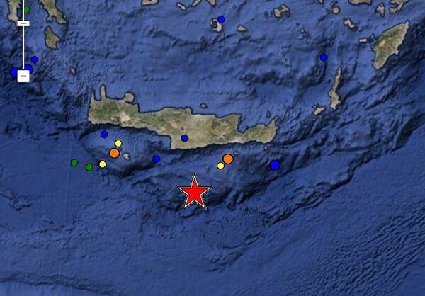 Σεισμός 5 Ρίχτερ στην Κρήτη