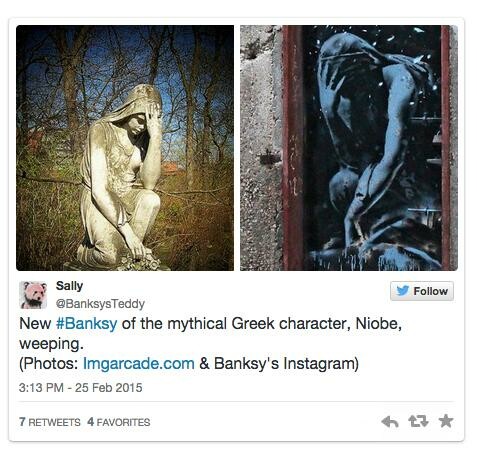 Η Νιόβη στα χαλάσματα της Γάζας είναι το νέο έργο του Banksy