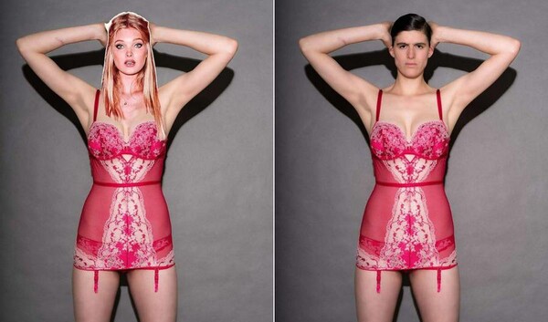 To ανδρόγυνο μοντέλο απέναντι στα κορμιά της Victoria's Secret
