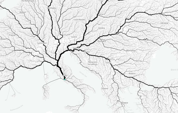 Αυτός ο χάρτης δείχνει πως όλοι οι δρόμοι, οδηγούν και σήμερα στη Ρώμη