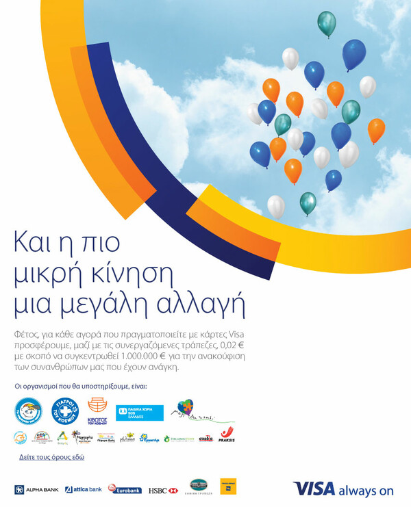 1.000.000 ευρώ δωρεά σε 15 Οργανισμούς ανά την Ελλάδα