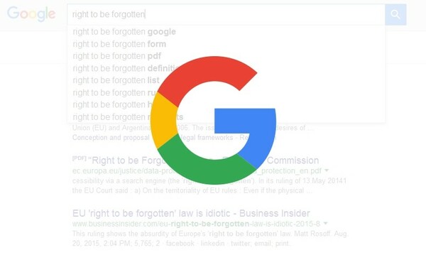 Η Google επεκτείνει το δικαίωμα στη λήθη