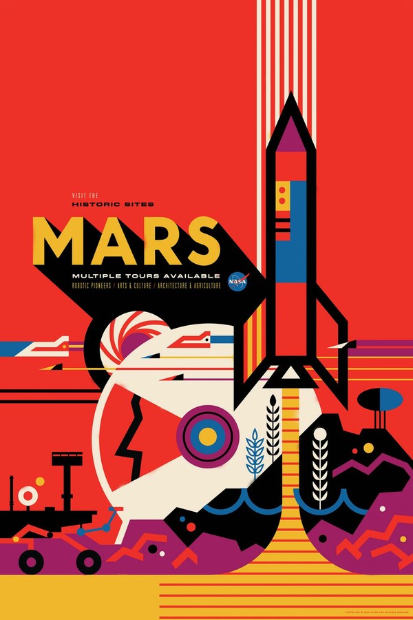 Αυτές είναι οι νέες φουτουριστικές αφίσες της NASA για την εξερεύνηση του διαστήματος