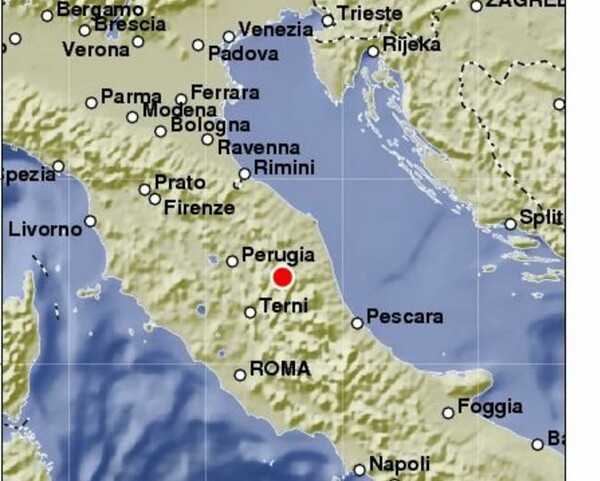 Ισχυρός σεισμός στην Ιταλία - Αισθητός στη Ρώμη και περιοχές στο κεντρικό τμήμα της χώρας