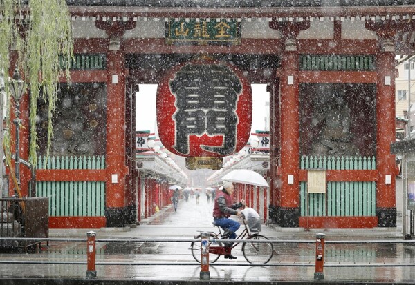 Χιόνι στο Τόκυο