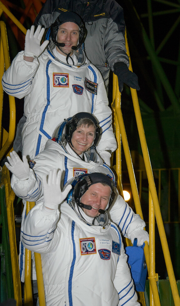Η γηραιότερη γυναίκα αστροναύτης ταξιδεύει για τον Διεθνή Διαστημικό Σταθμό για να σπάσει κι άλλα ρεκόρ