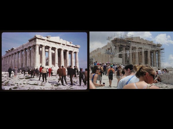 54 σημεία της Ελλάδας, όπως ήταν μισό αιώνα πριν και όπως είναι τώρα