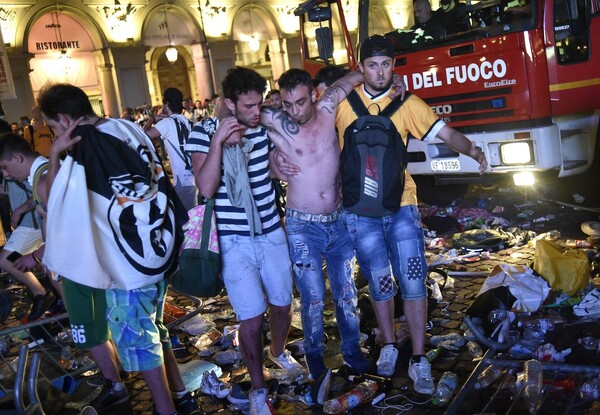 1.400 τραυματίες από το ποδοπάτημα στην Ιταλία - Βίντεο κατέγραψαν τον πανικό και το χάος