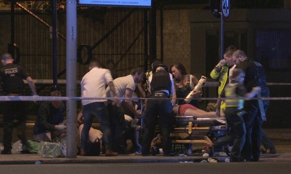 Διπλή τρομοκρατική επίθεση στο Λονδίνο με 7 νεκρούς και 48 τραυματίες - Νεκροί και οι 3 δράστες