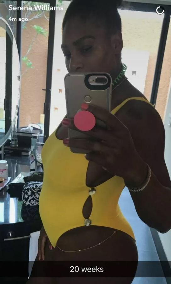 Η Σερένα Γουίλιαμς αποκάλυψε με μια selfie πως είναι έγκυος
