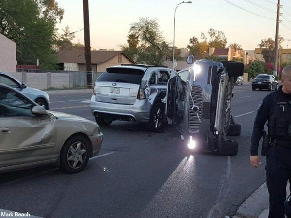 Η Uber απέσυρε τα αυτο-οδηγούμενα αυτοκίνητά της στην Αριζόνα έπειτα από ατύχημα