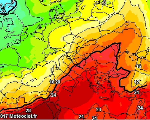 Βαλκανικός καύσωνας με 42 βαθμούς στην Ελλάδα και θερμό κύμα από την Αφρική