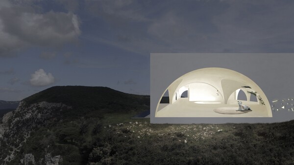 Μια κατοικία στην άκρη του γκρεμού με μαγική θέα στον έναστρο ουρανό της Κέρκυρας