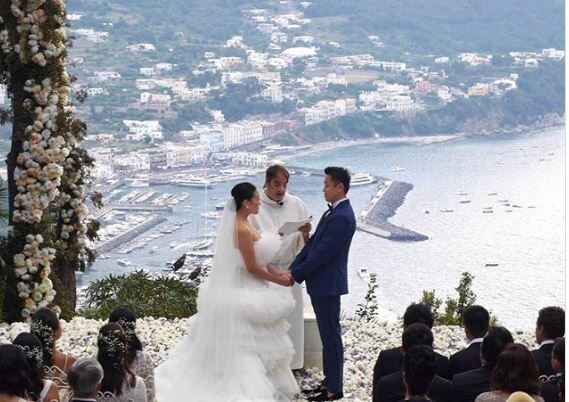 Ο υπερπολυτελής γάμος της fashion blogger, Feiping Chang στο Κάπρι κράτησε τρεις μέρες και κόστισε πολλά εκατομμύρια