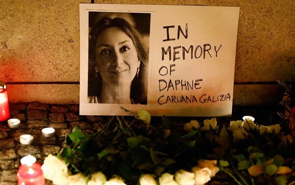 Η Μάλτα επικήρυξε τους δολοφόνους της Ντάφνι Γκαλιζία για 1 εκατ. ευρώ