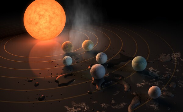 Νέα στοιχεία για τους εξωπλανήτες του Trappist-1: Αυξάνεται η πιθανότητα κάποιοι να φιλοξενούν ζωή