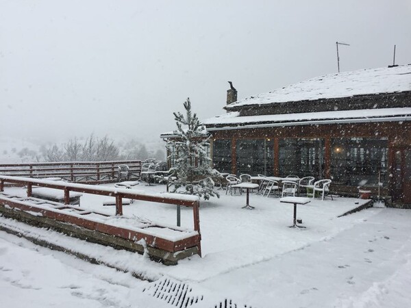 Στα λευκά η Ήπειρος - Χιόνι σε Μέτσοβο, Ζαγόρι και Τζουμέρκα